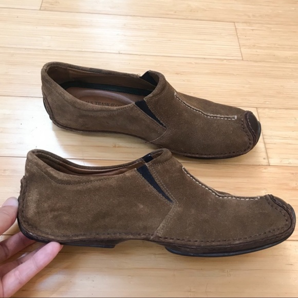 H.S. Trask & Co Brown loafer shoes, 9W. - Picture 1 of 7